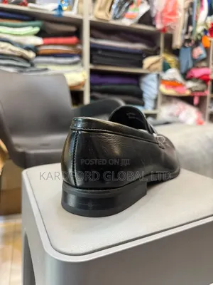 Dolcetto Black Leather Loafers