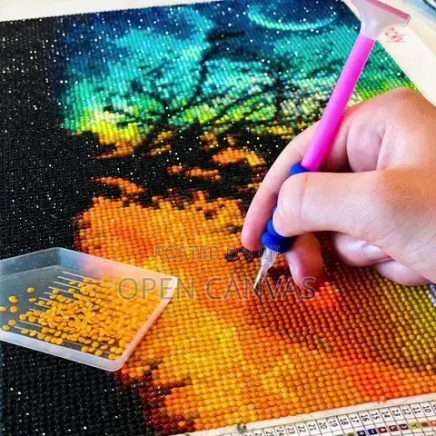 Open Canvas Ghana: Diamond Art Set Up for 6 – Group Deal