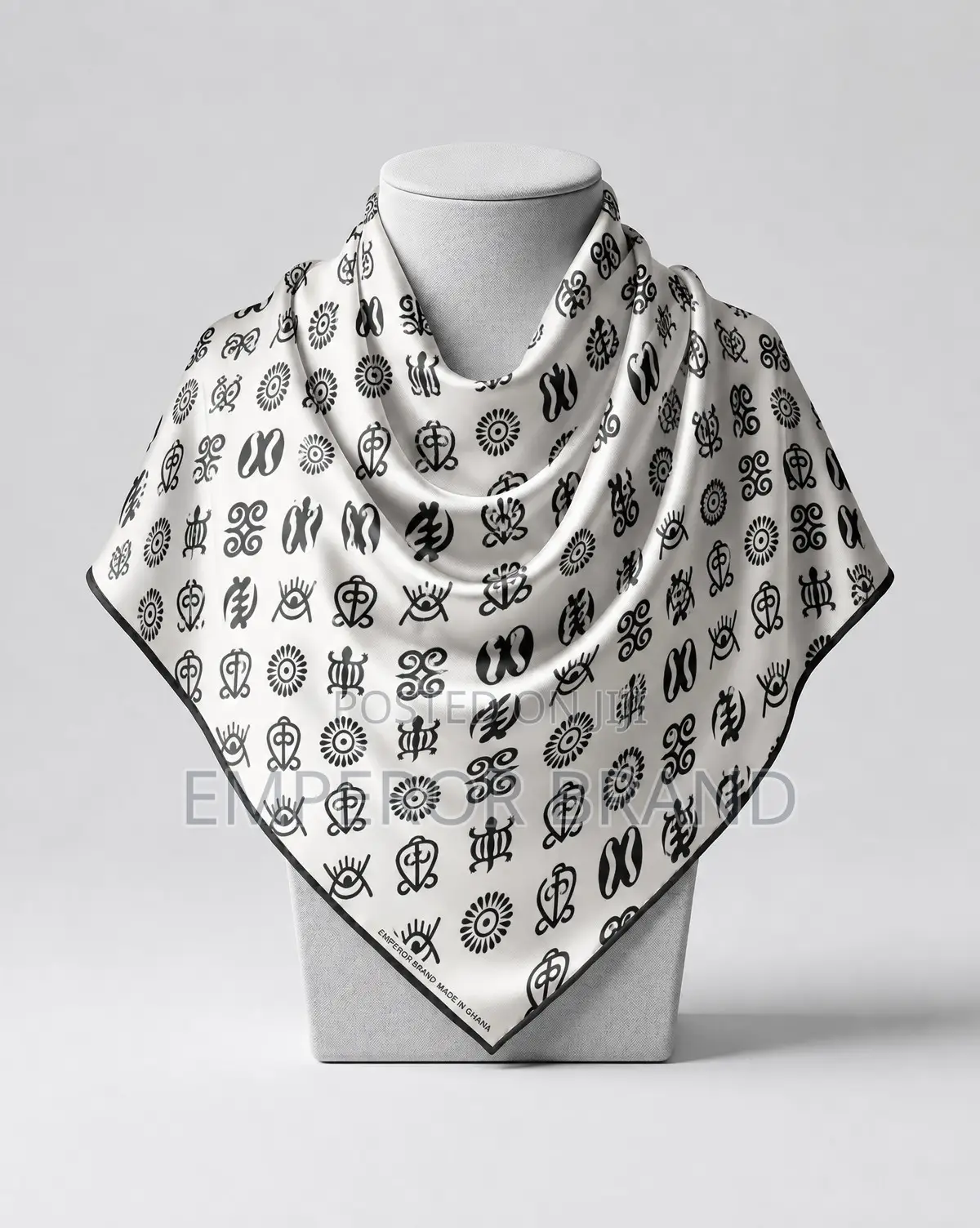 Aseda Luxury Silk Scarf | Premium African Silk Head Wrap