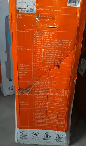 Rechargeable Air Cooler With Remote Control