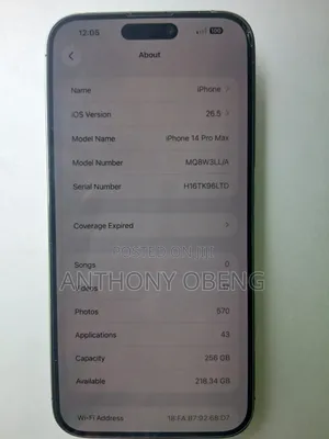 Apple iPhone 14 Pro Max 256 GB Purple