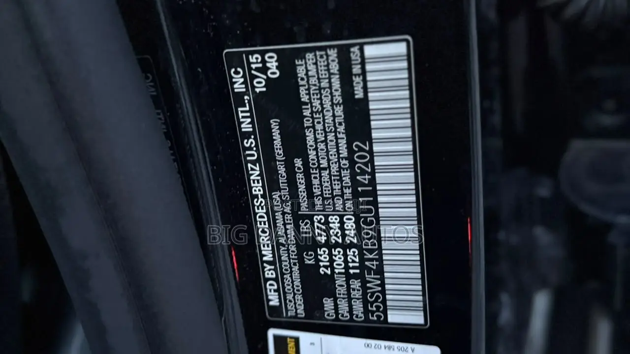 Mercedes-Benz C-Class C 300 (W205) 2016 Black