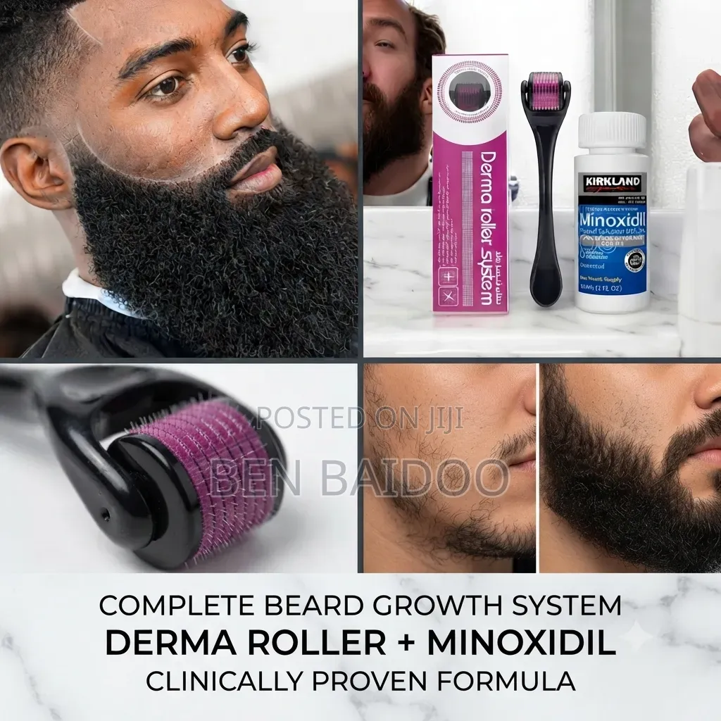 Kirkland Minoxidil and Derma Roller (Clinically Proven)
