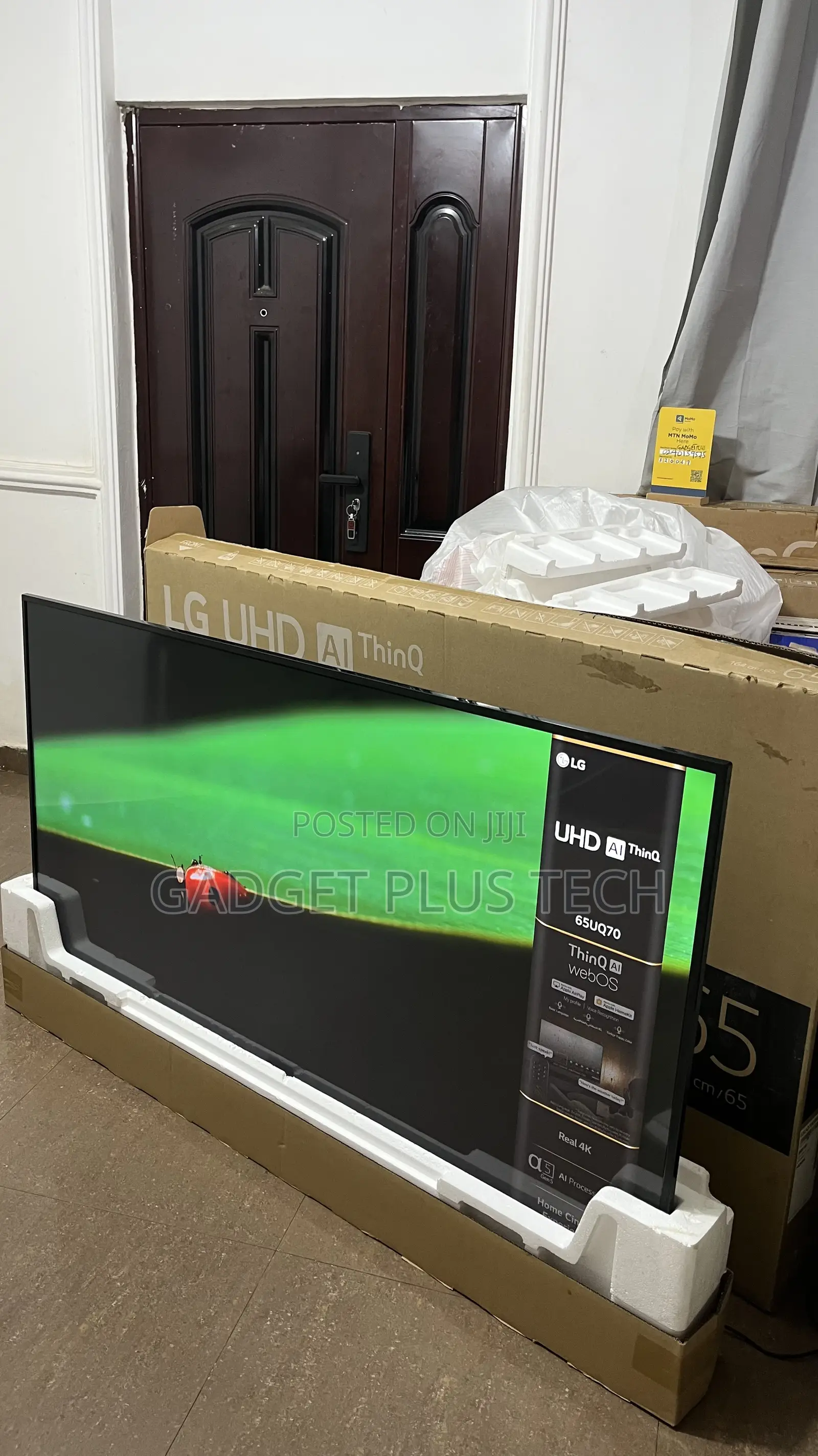 New 2023 65” LG ThinQ Ai UHD Smart TV