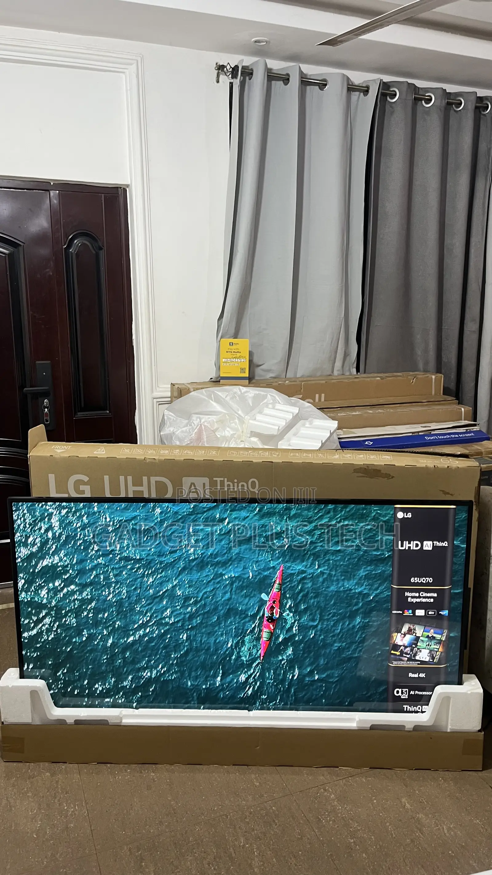 New 2023 65” LG ThinQ Ai UHD Smart TV