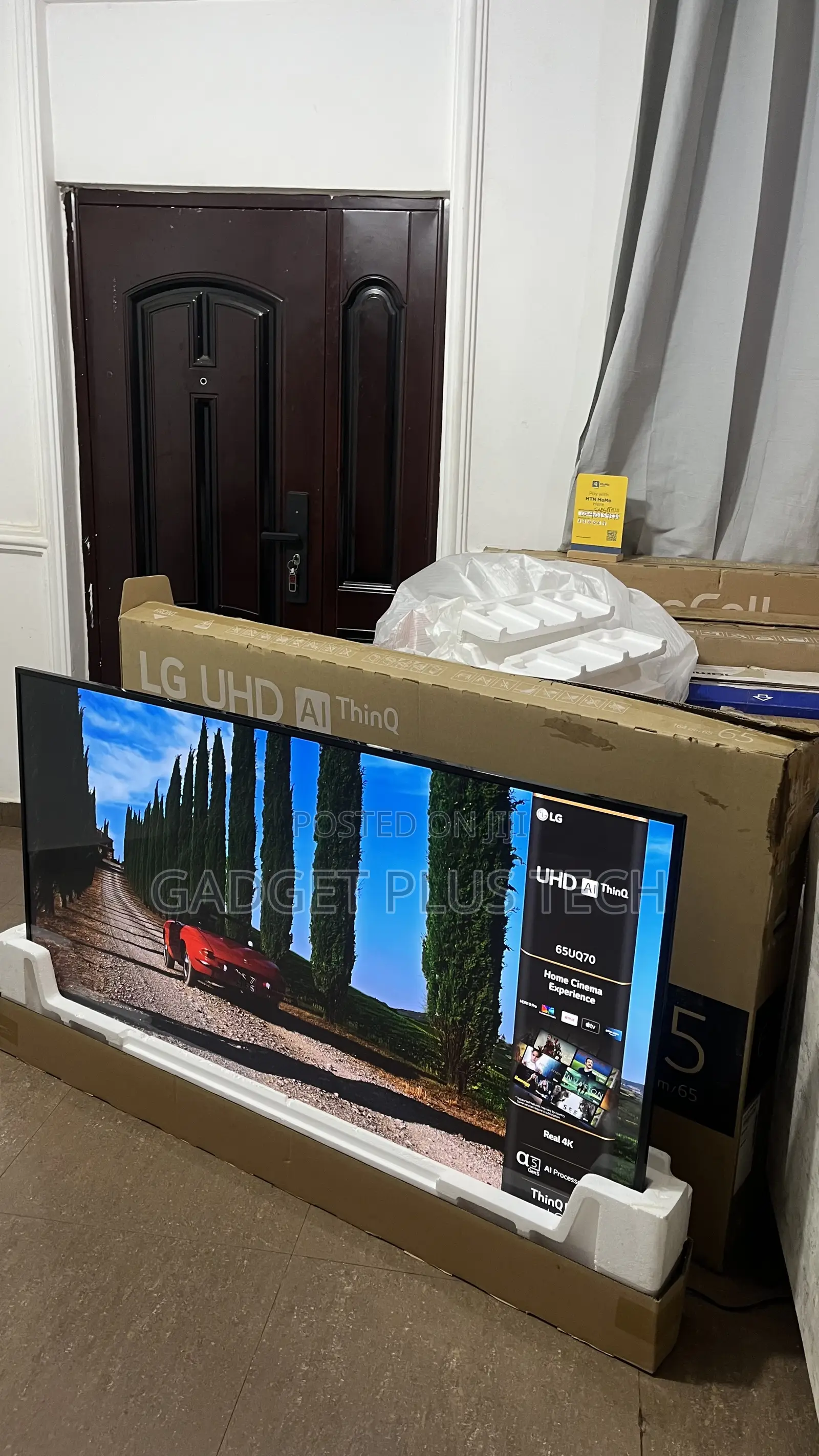 New 2023 65” LG ThinQ Ai UHD Smart TV