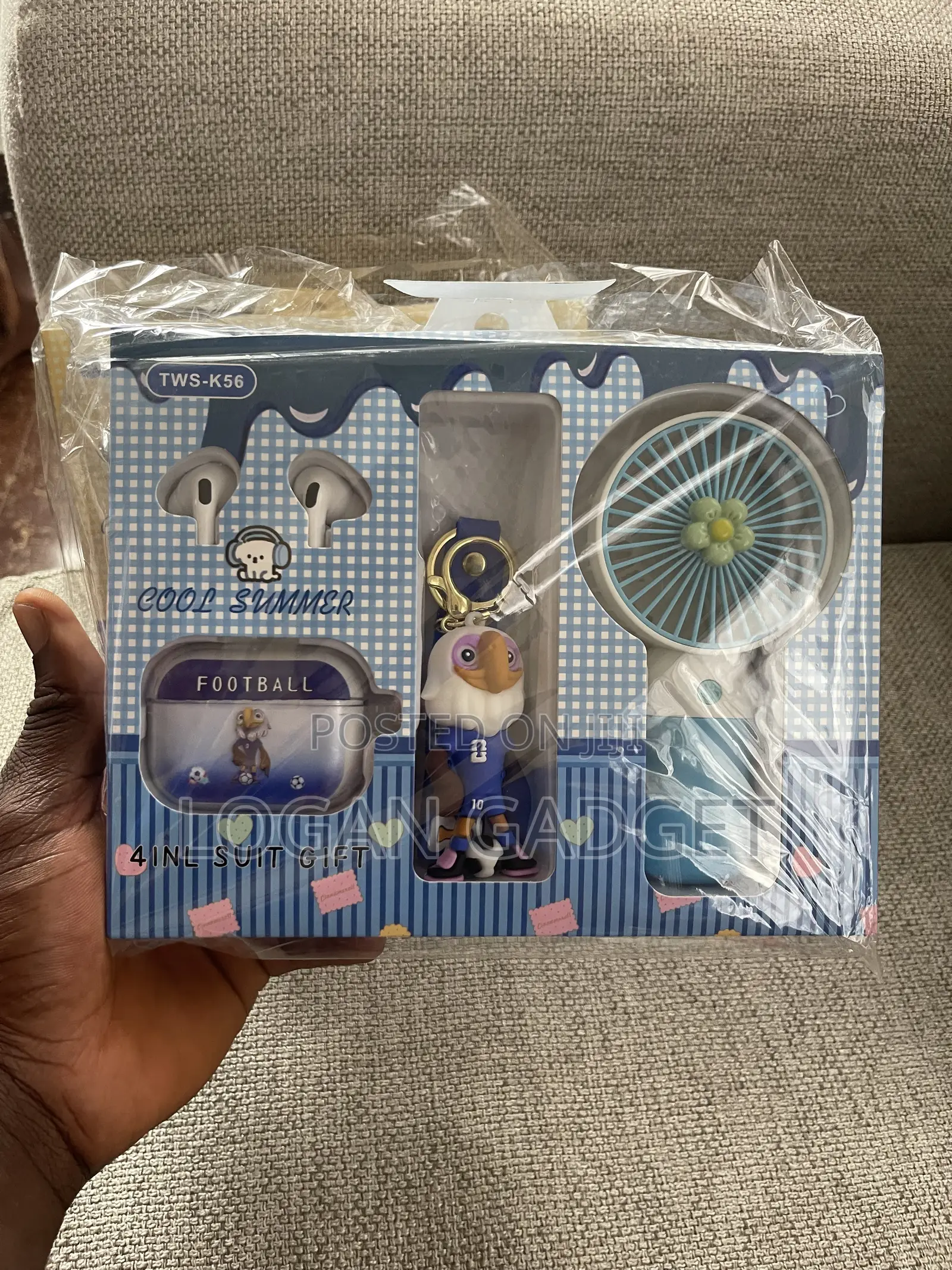 TWS Airpods With Handfan