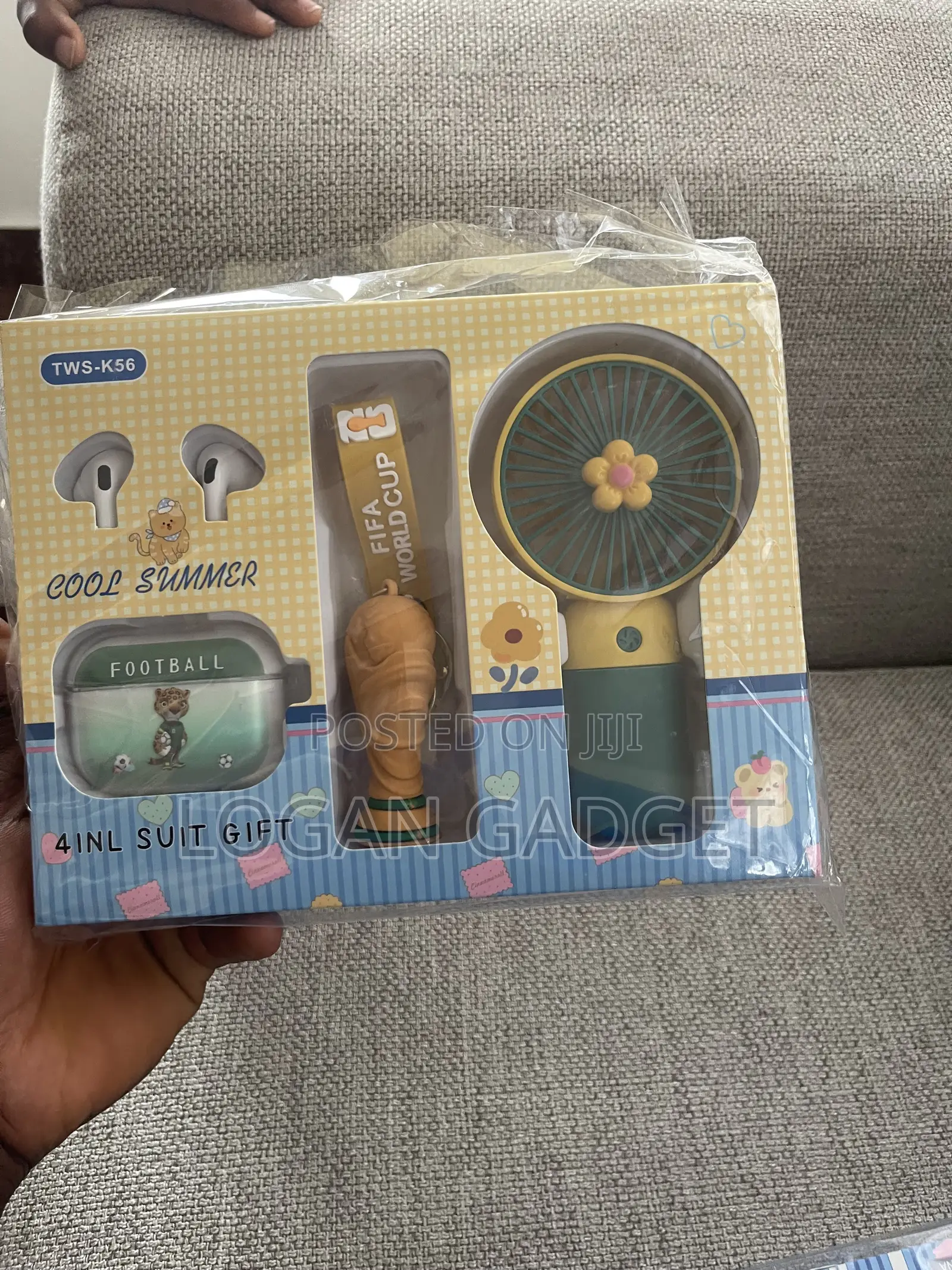 TWS Airpods With Handfan