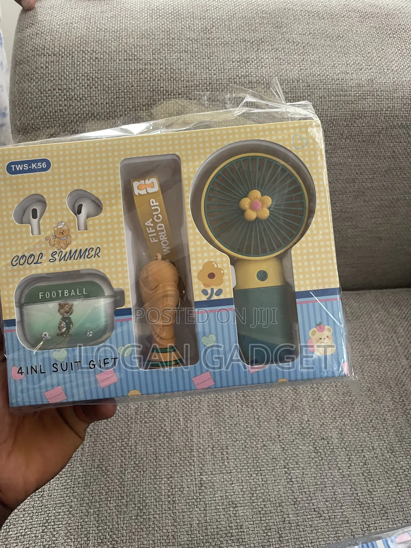 TWS Airpods With Handfan
