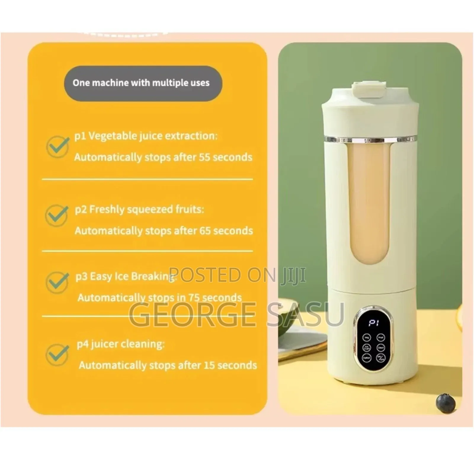 Original Portable, Rechargeable Juice Blender