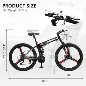 26-Inch Foldable Mountain Bike