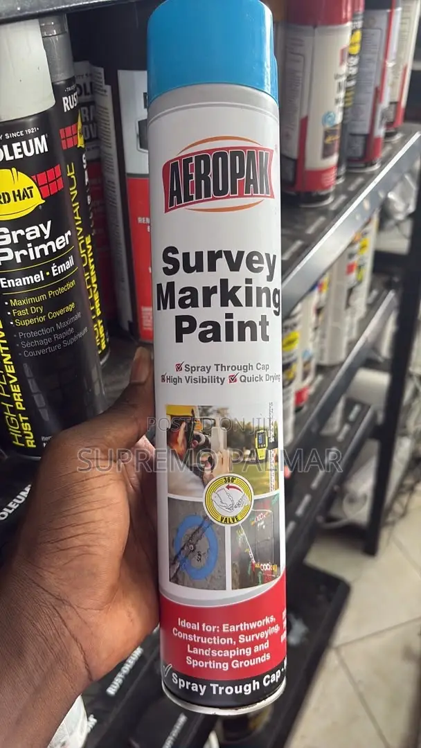 Survey Spray Paint – High-Visibility Marking Paint for Construction