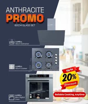 3 Set 60cm Extractor Cooker and Oven Special Quality Built in Kitchen