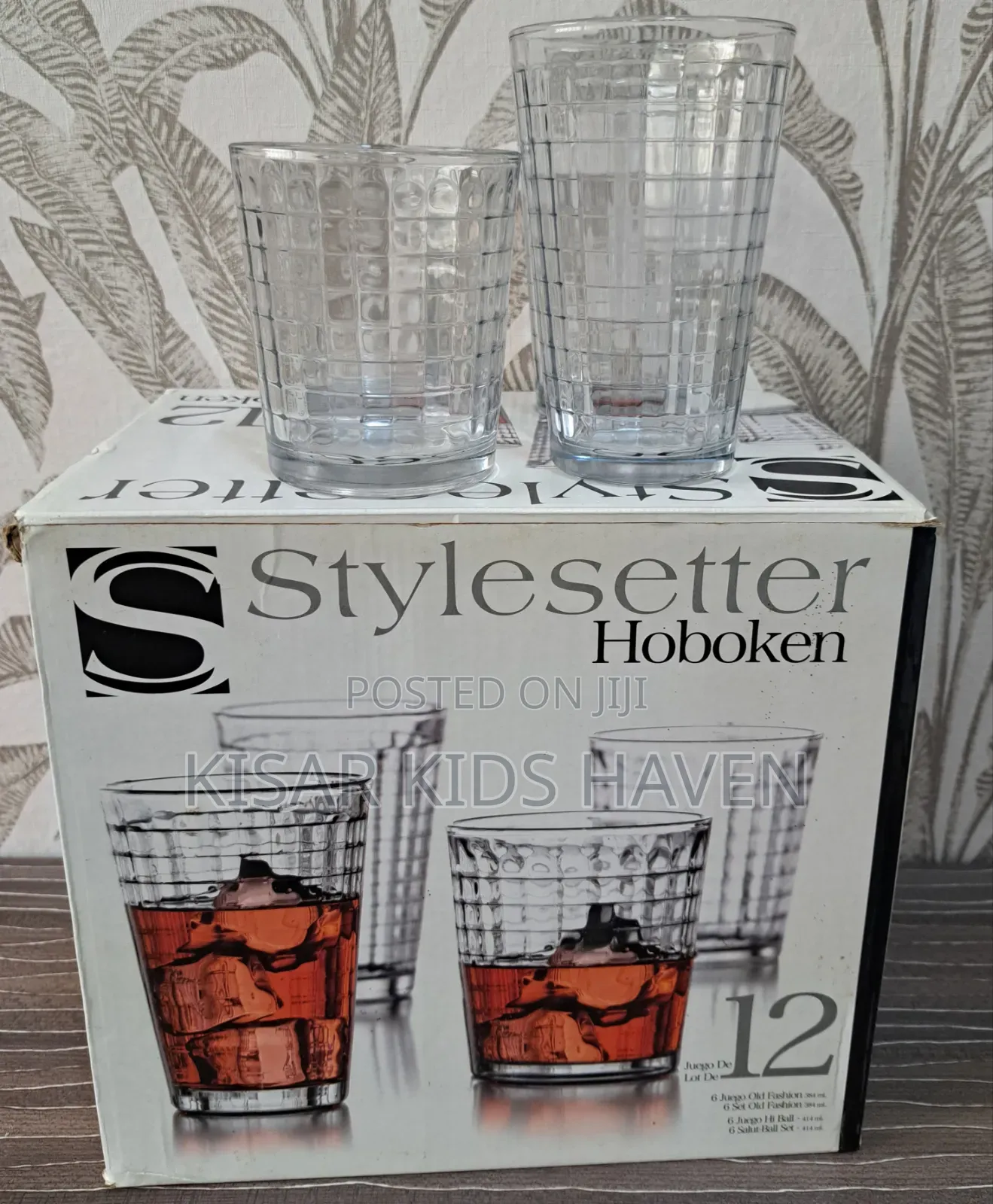 12 Pieces Glass Ware ( Reduced to Clear )