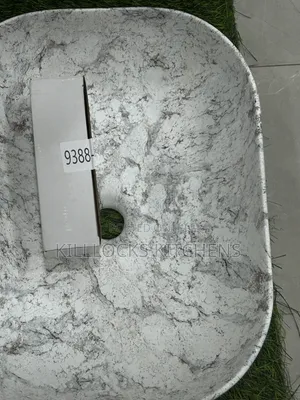 Grey Mix With White Basin / Pedicure Sink