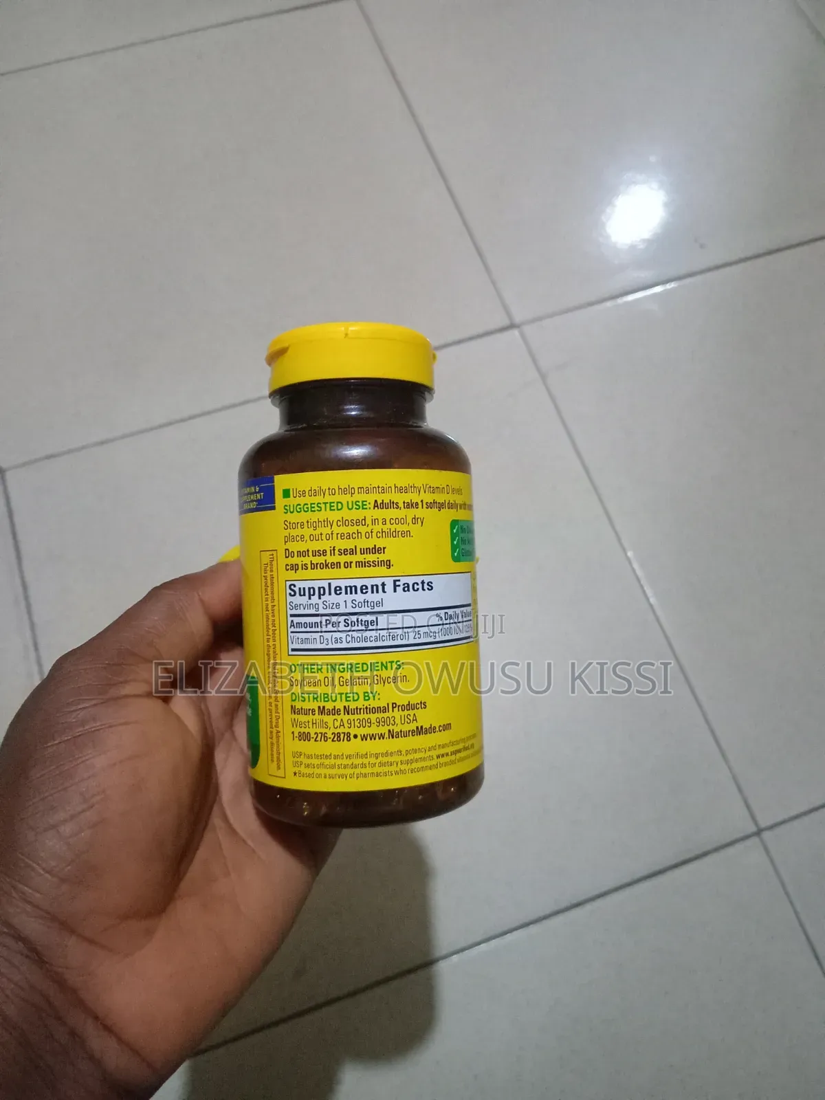 Nature Made Vitamin D3 1000iu