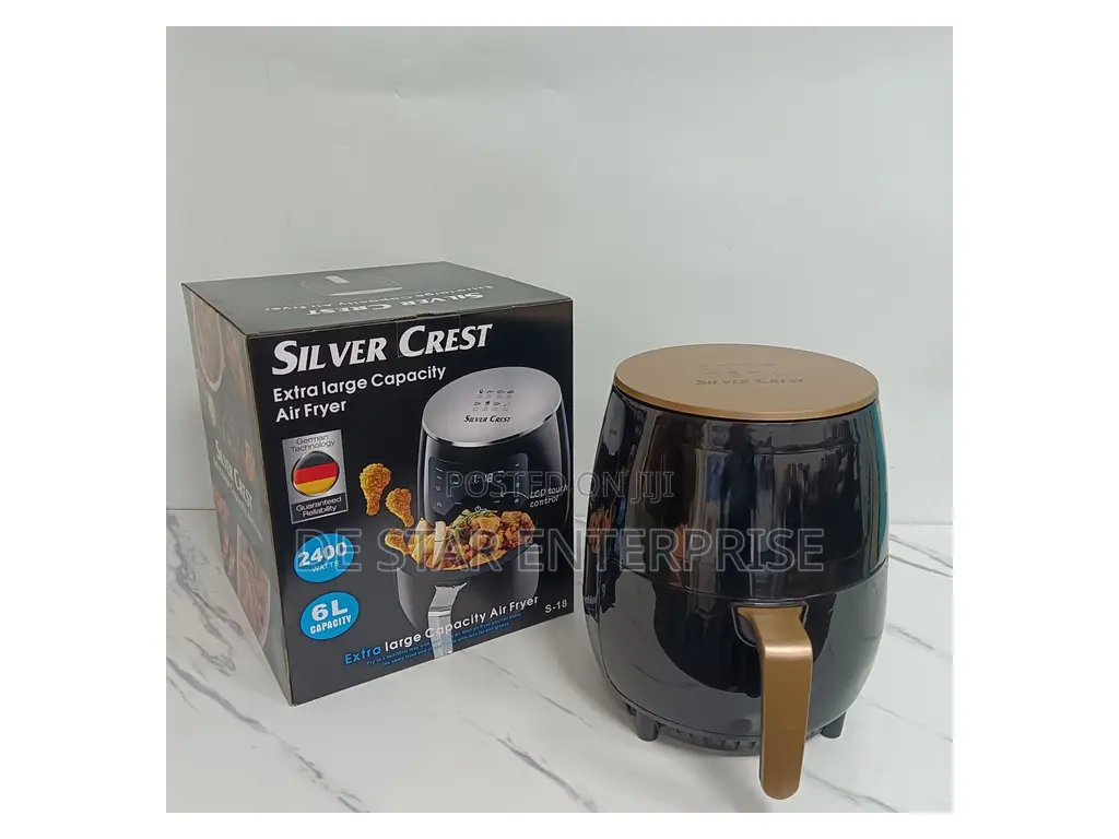 Affordable Smart Black 6l Silver Crest Air Fryer