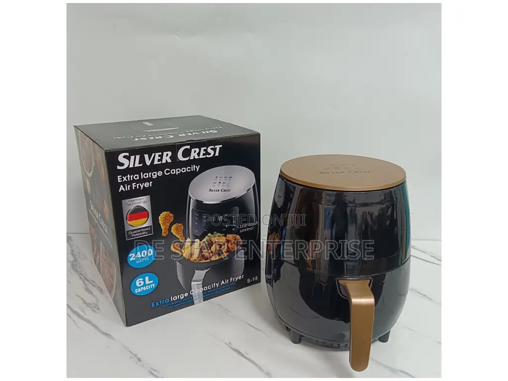 Affordable Smart Black 6l Silver Crest Air Fryer