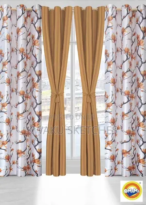 Beautiful 4in1 Curtains for Living Room