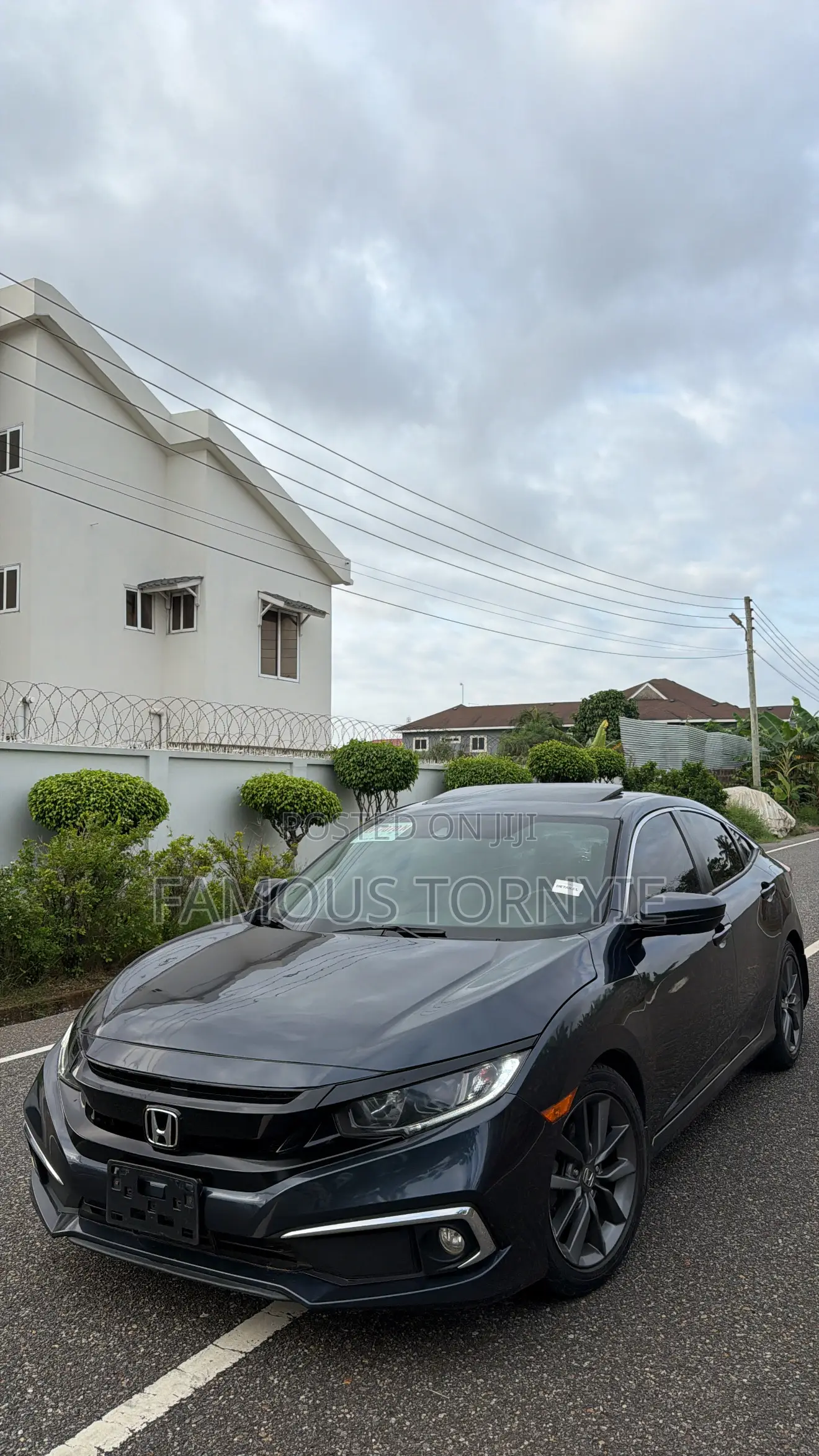 Honda Civic EX Sedan 2019 Gray