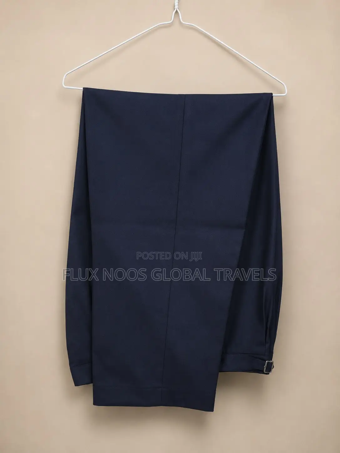 Men's Navy Blue Suit – Size 40 (M), Trouser Waist 42.5"