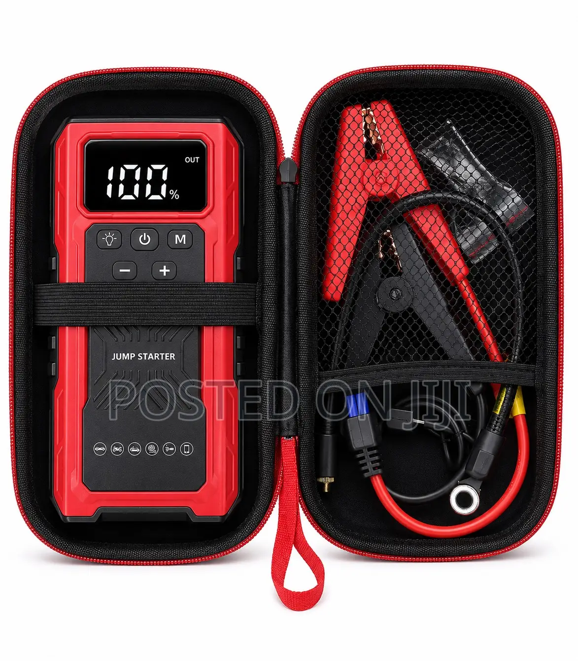 Car Jump Starter and Tire Pump Full Set