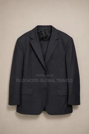 Men's Classic Dark Navy Pinstripe Business Suit