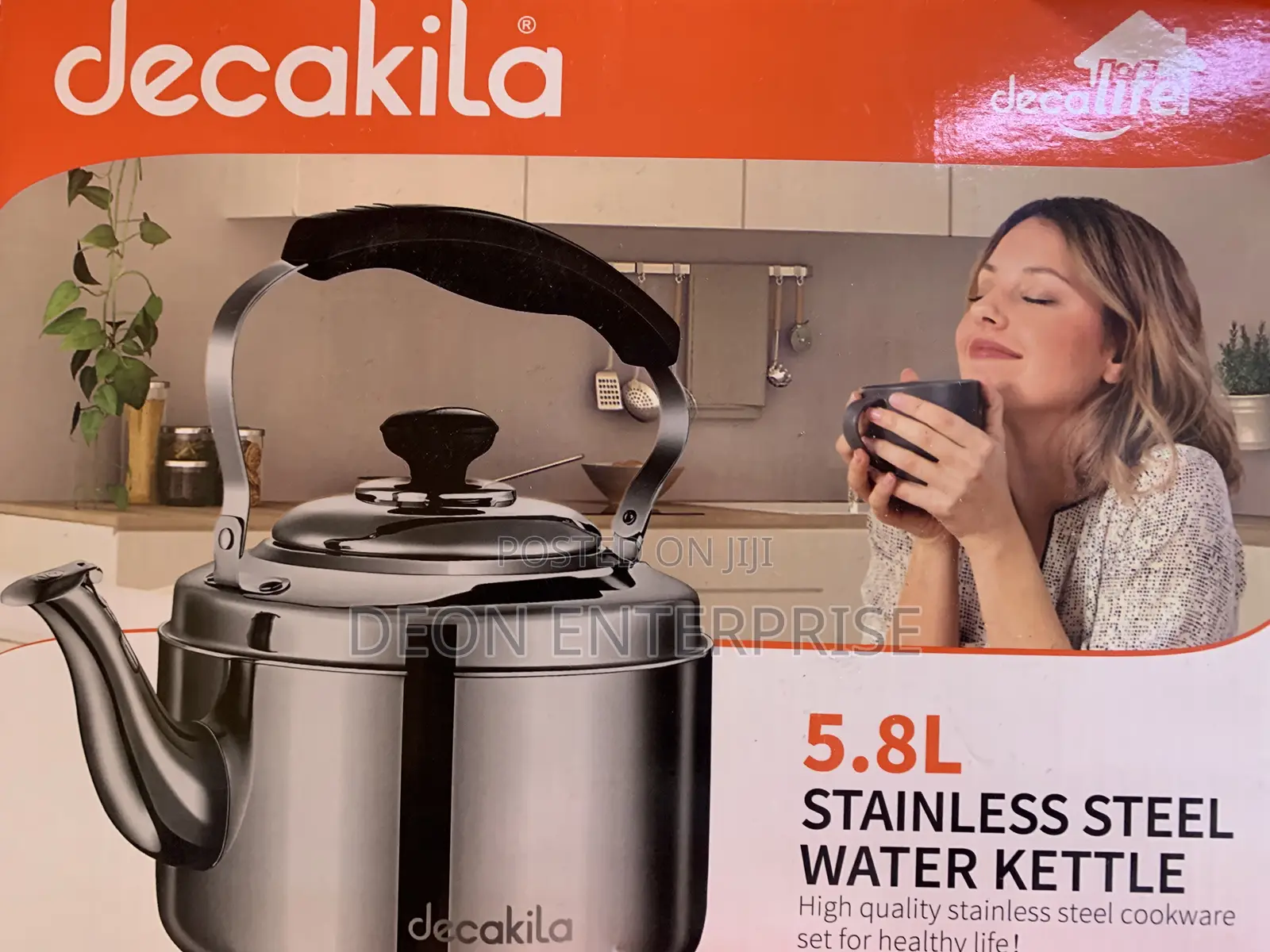 Decakila 5.8L Stainless Kettle