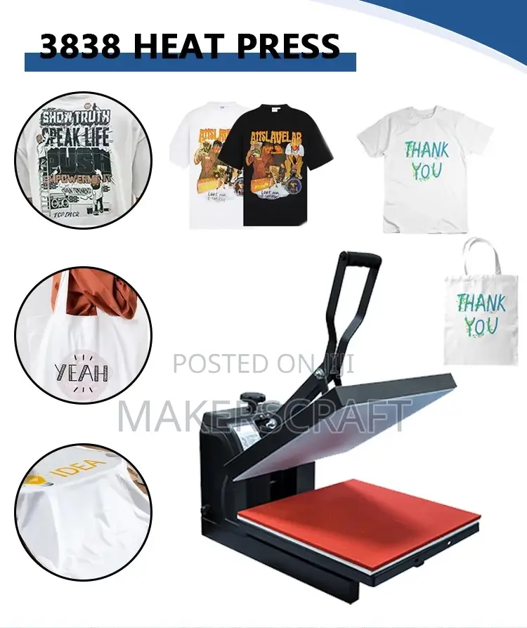 38 X 38 Heat Press Machine. Brand New