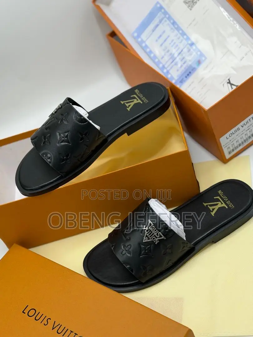 Original Louis Vuitton Slippers in Varieties
