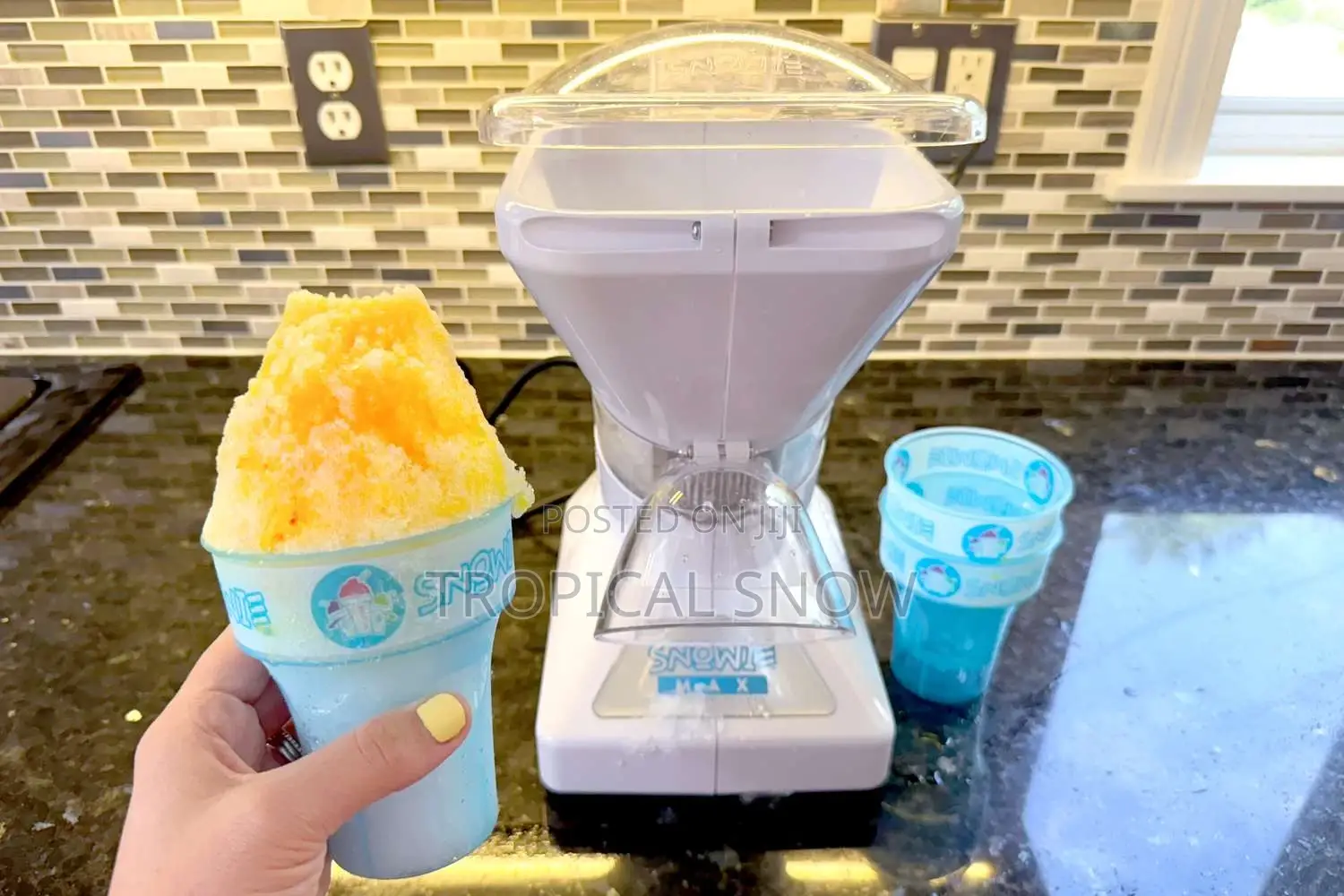 Premium SNOWIE Max Snow Cone Machine With Complete Biz Setup Package