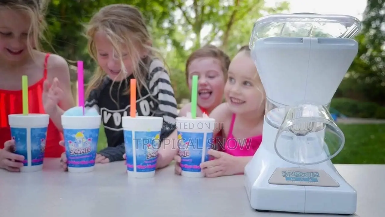 Premium SNOWIE Max Snow Cone Machine With Complete Biz Setup Package