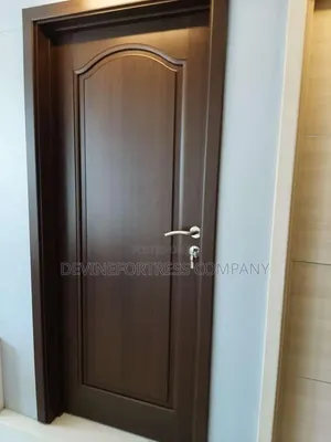 High Quality Executive Luxury Bedroom Doors Single Brown