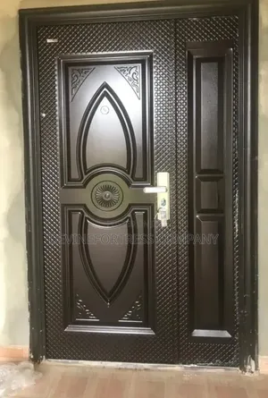 High Quality Paladin Rough Brown Security Doors Single for All Weather