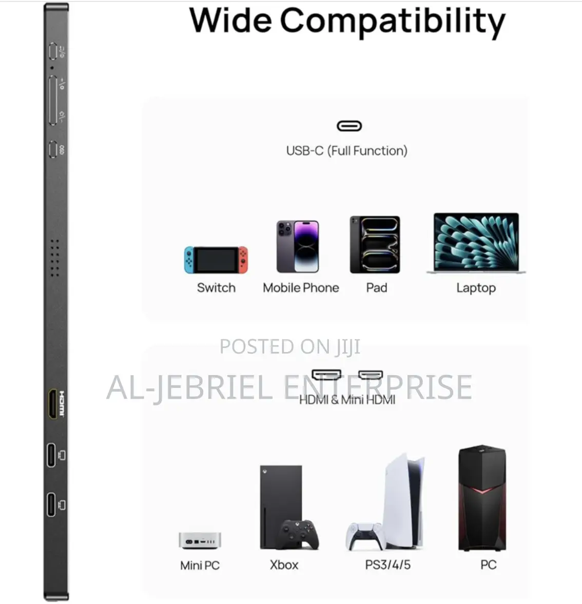 ARZOPA Portable Monitor 17.3”