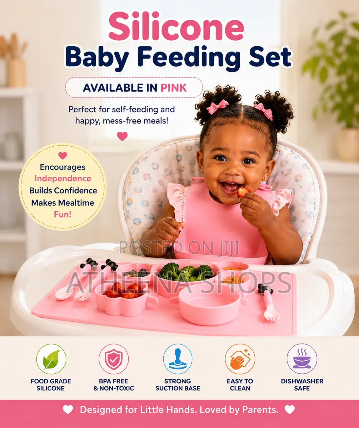 Silicon Baby Feeding Set