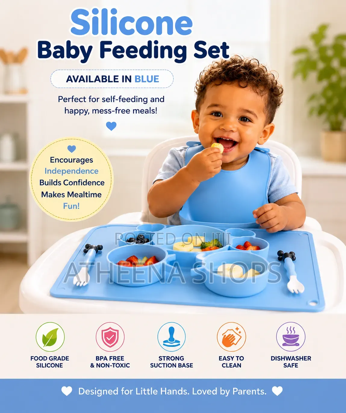 Silicon Baby Feeding Set