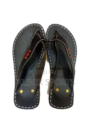 Strong Leather Flip-Flops