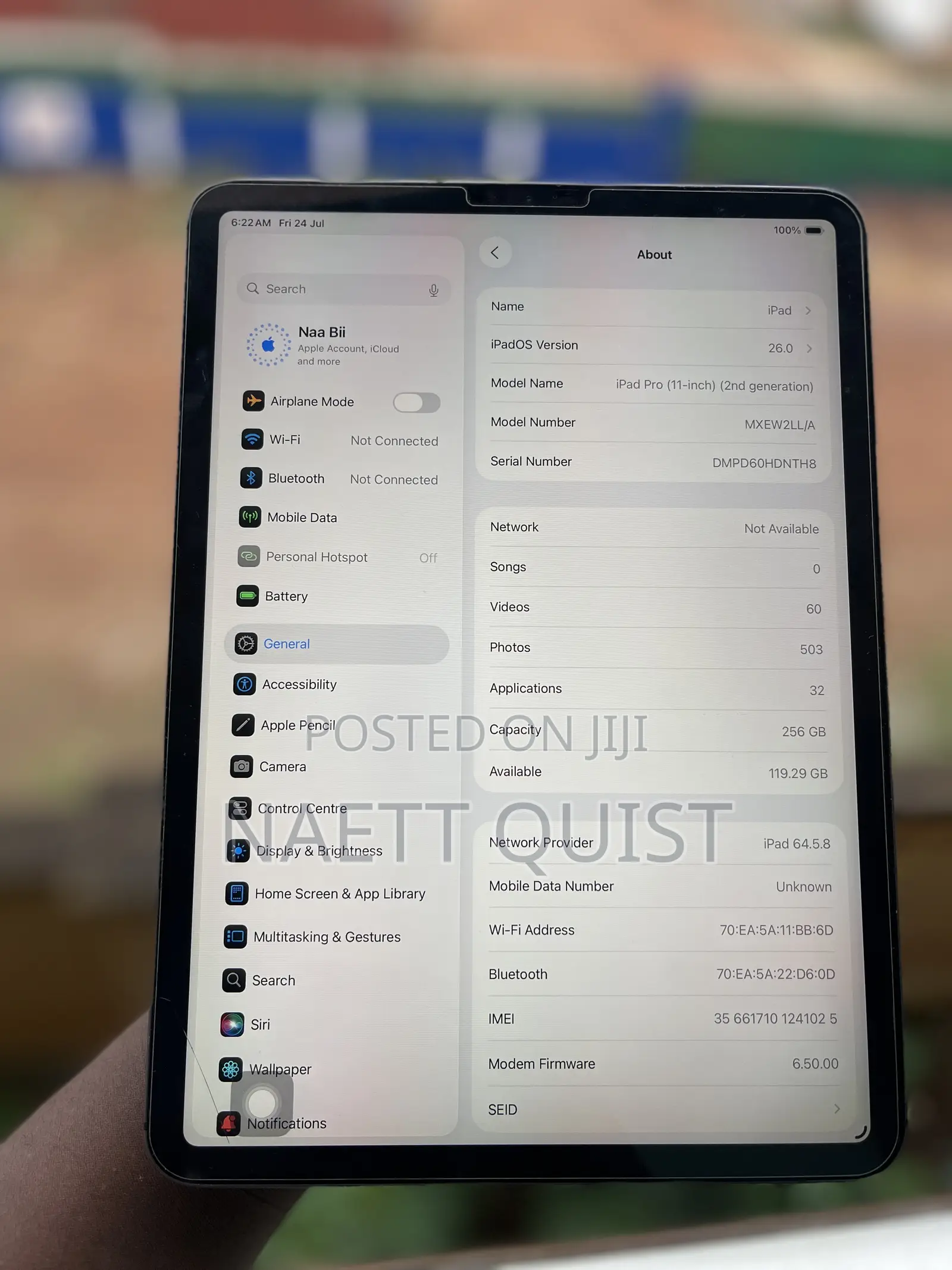 Apple iPad Pro 11 (2021) 256 GB Gray