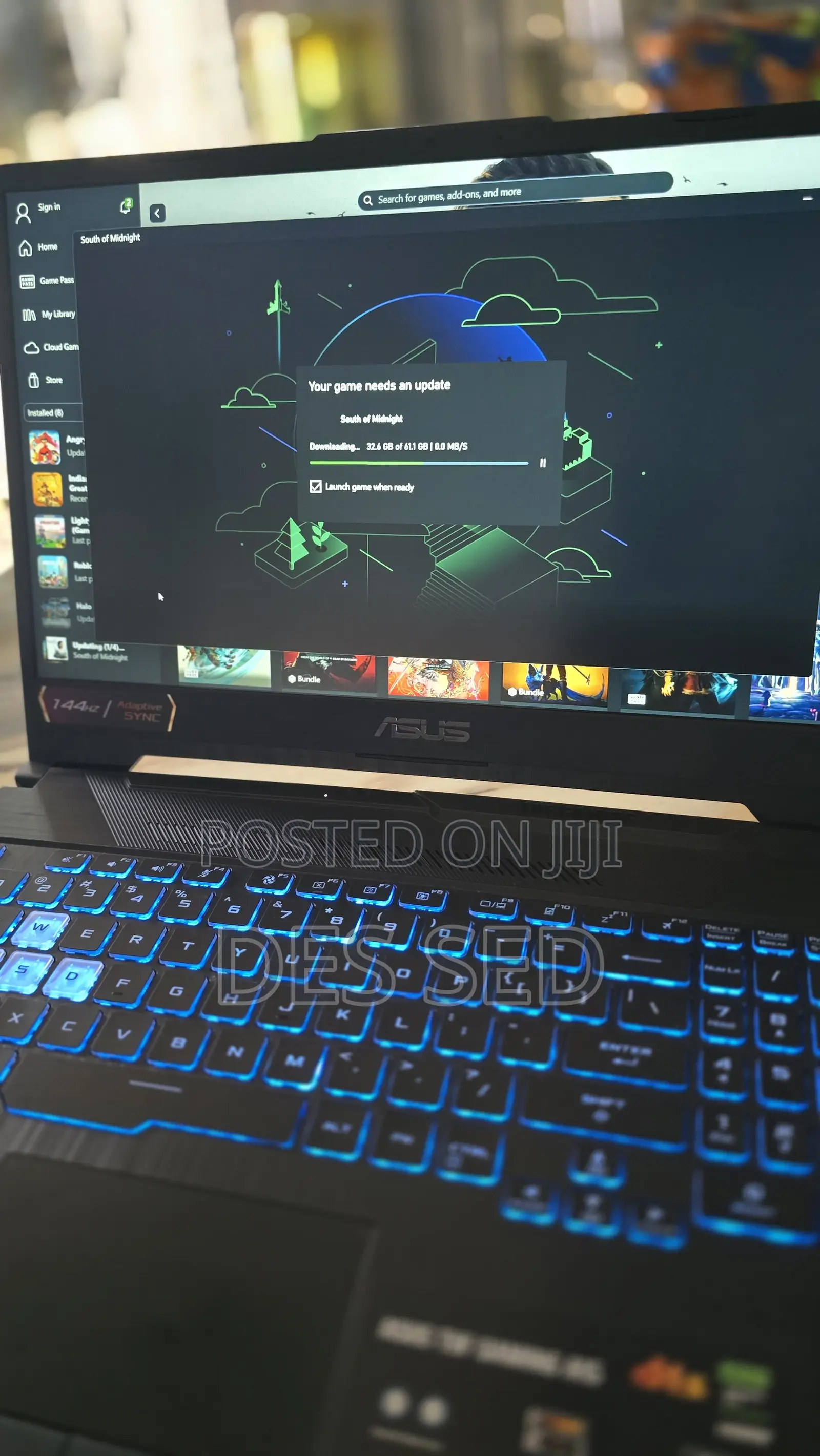 New Laptop Asus TUF Gaming A15 16GB AMD Ryzen 7 SSD 1.5T