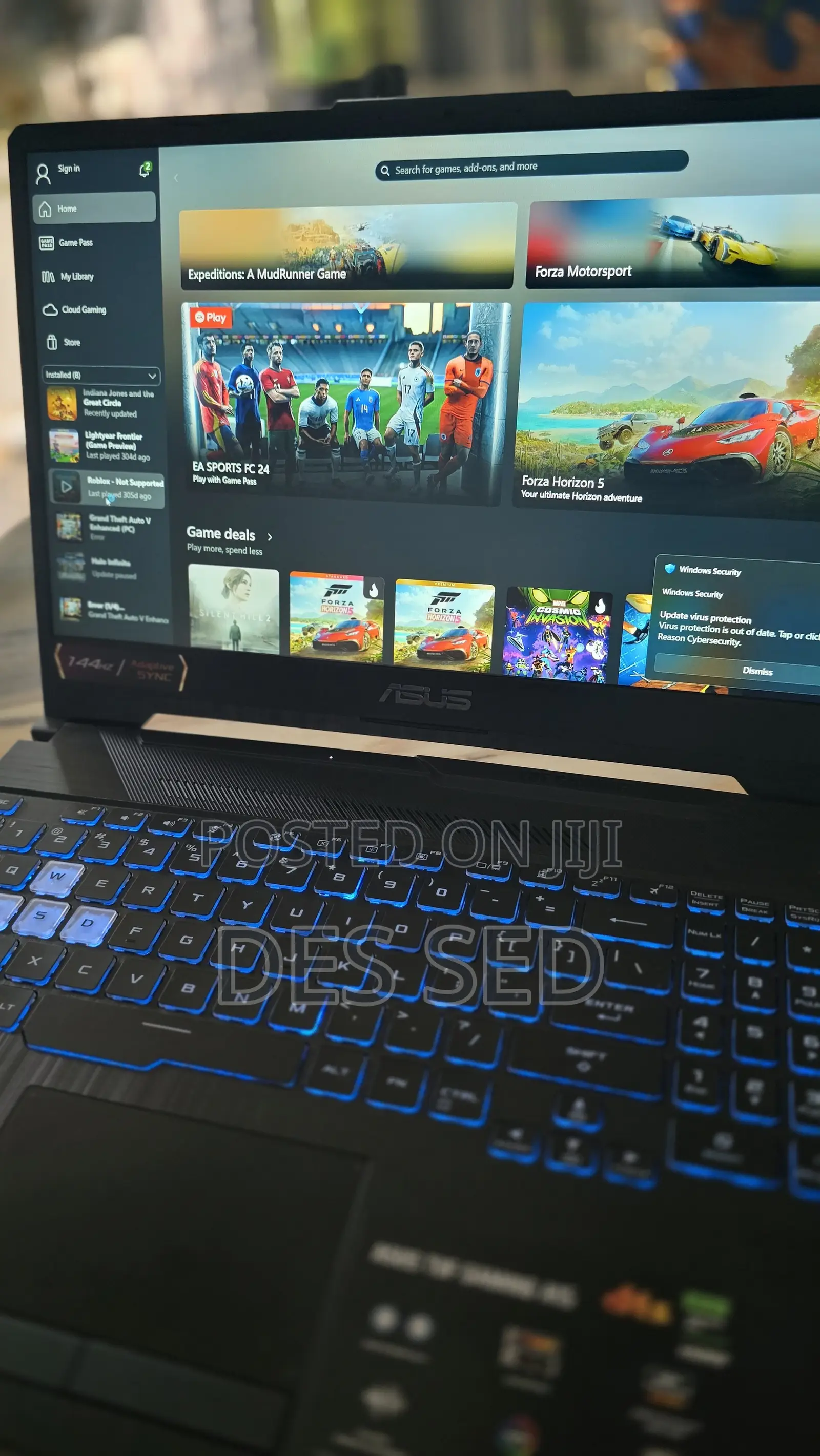 New Laptop Asus TUF Gaming A15 16GB AMD Ryzen 7 SSD 1.5T