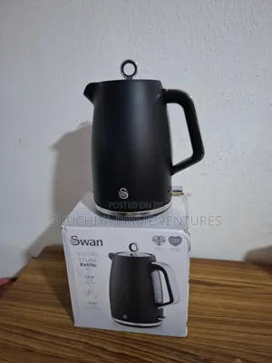 Swan Elegance Kettle (Plastic Black) From Uk 