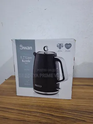 Swan Elegance Kettle (Plastic Black) From Uk 