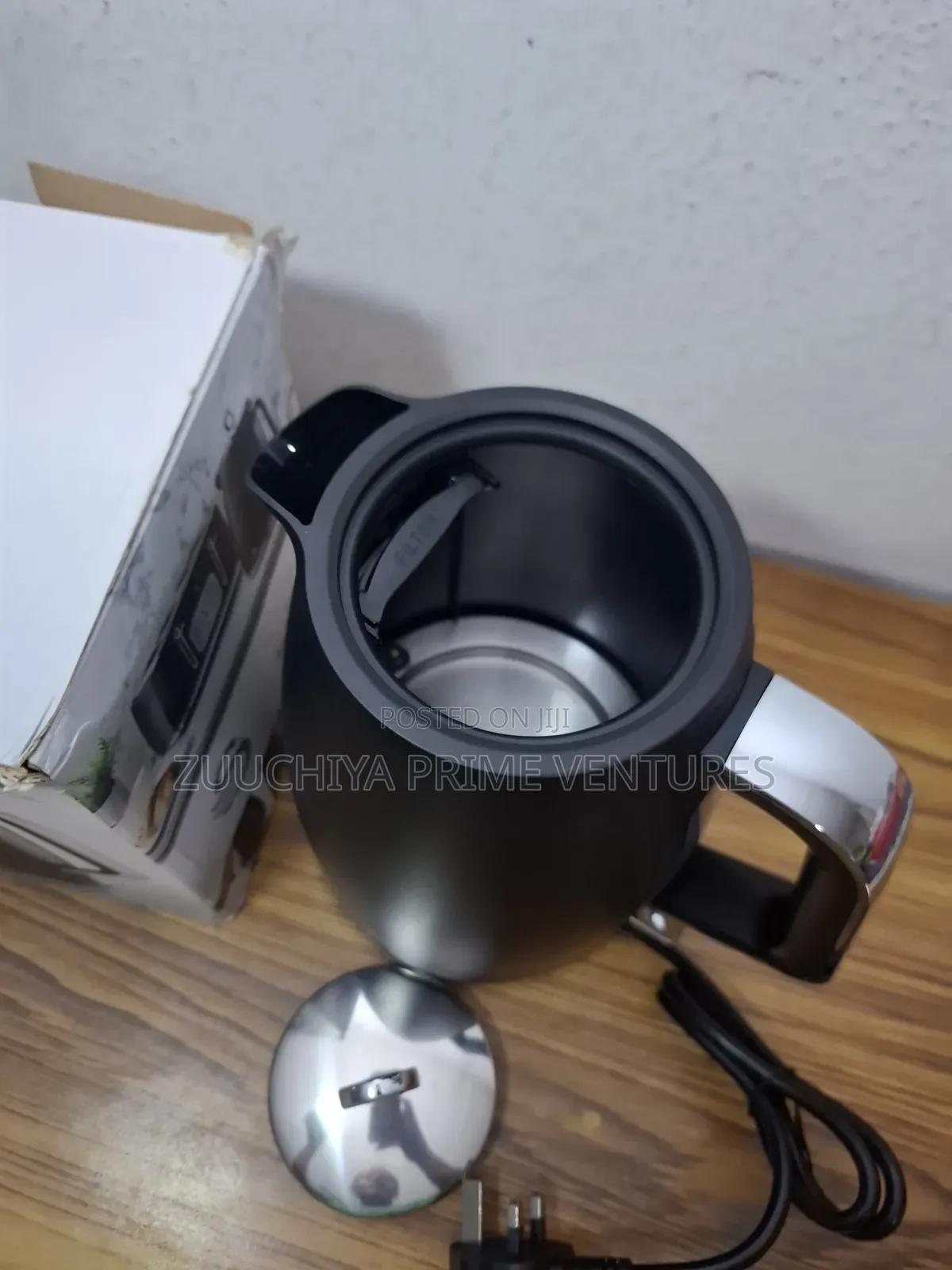 Swan Elegance Kettle (Plastic Black) From Uk 