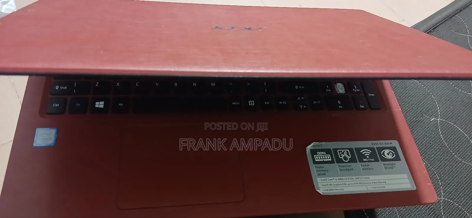 Laptop Acer Aspire 3 4GB Intel Core i3 HDD 1T