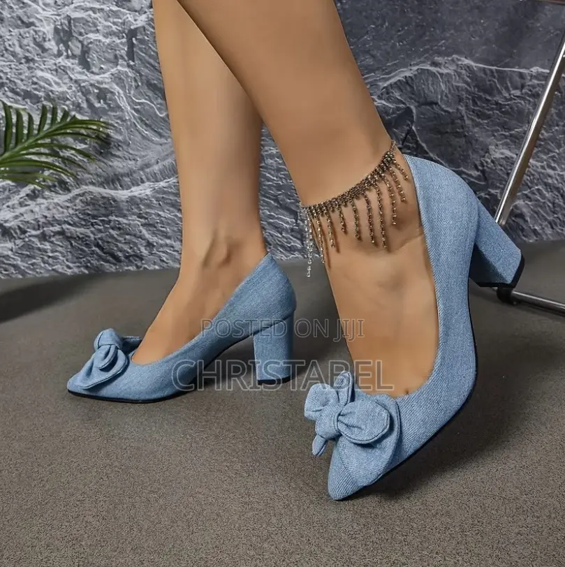 Women’s Blue Jeans Heels