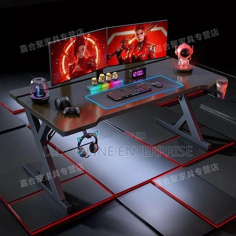 Z Shape Titanium Trident S3 Gaming Desk, Study Desk, Desktop