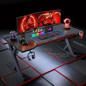 Z Shape Titanium Trident S3 Gaming Desk, Study Desk, Desktop