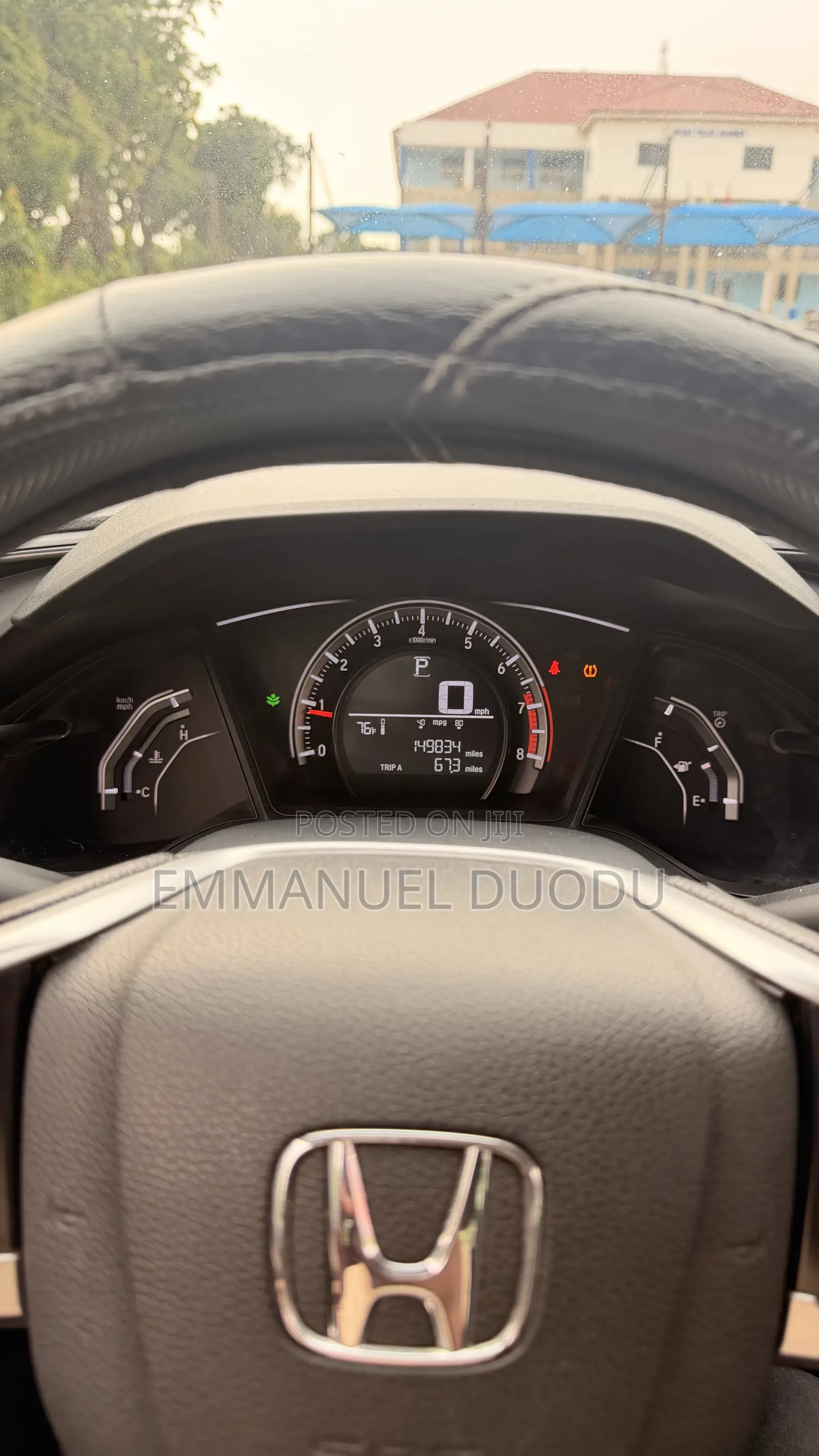 Honda Civic LX 4dr Sedan (2.0L 4cyl) 2016 Black