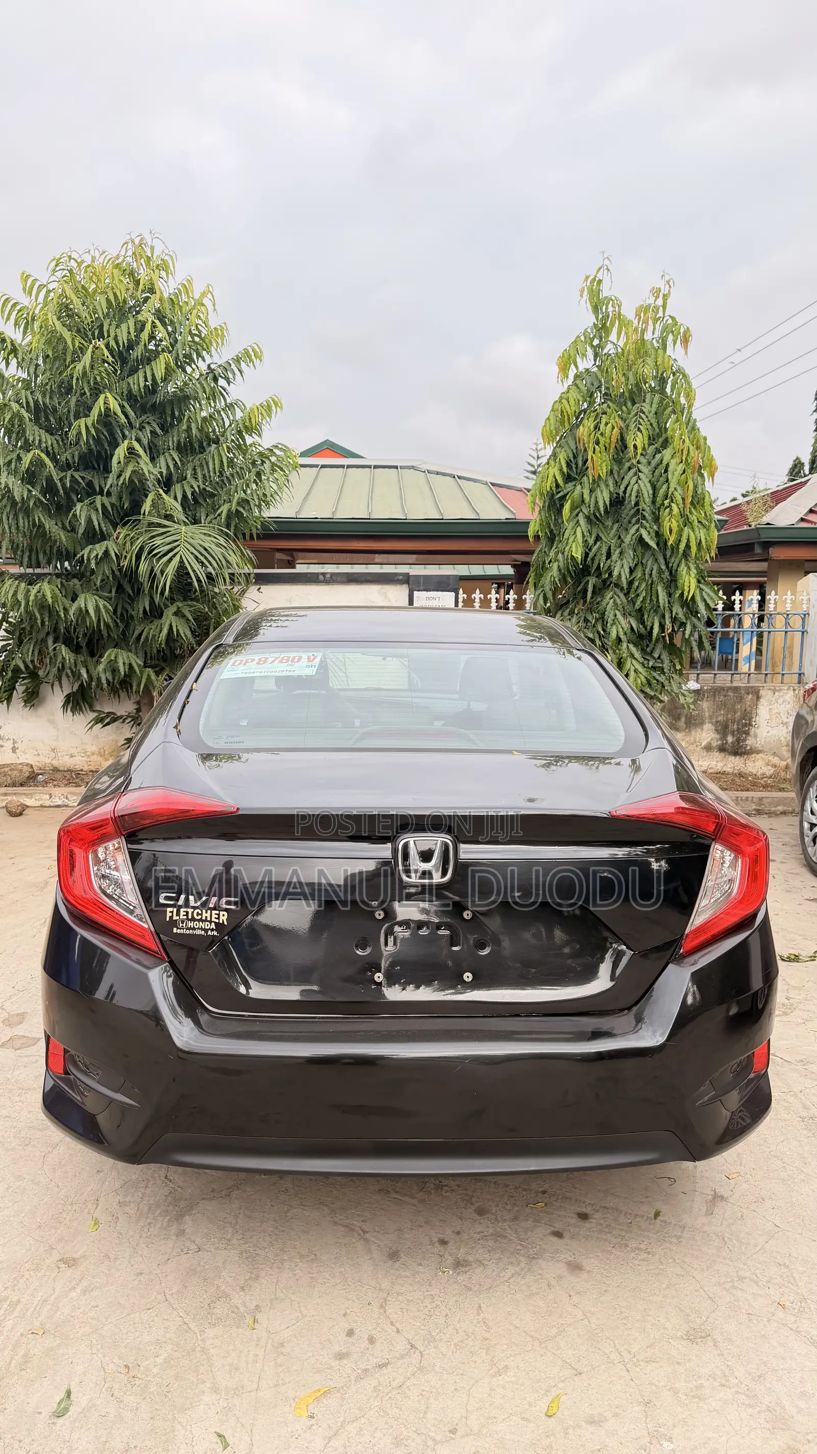 Honda Civic LX 4dr Sedan (2.0L 4cyl) 2016 Black